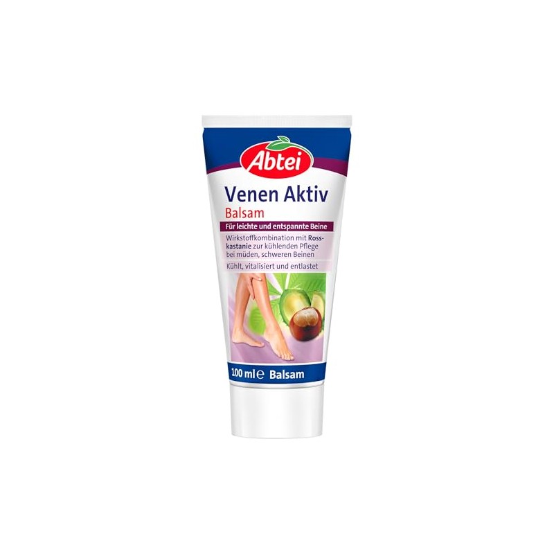 Abtei Veins Active Balm - Active Ingredient Combination with Horse