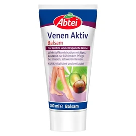 Abtei Veins Active Balm - Active Ingredient Combination with Horse Chestnut - Cooling Care for Tired, Heavy Legs - Cools, Revitalises and Relieves - 100 ml