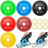 Lamoutor 6Pcs 4 Inch Glass Cutting Disc for Angle Grinder,