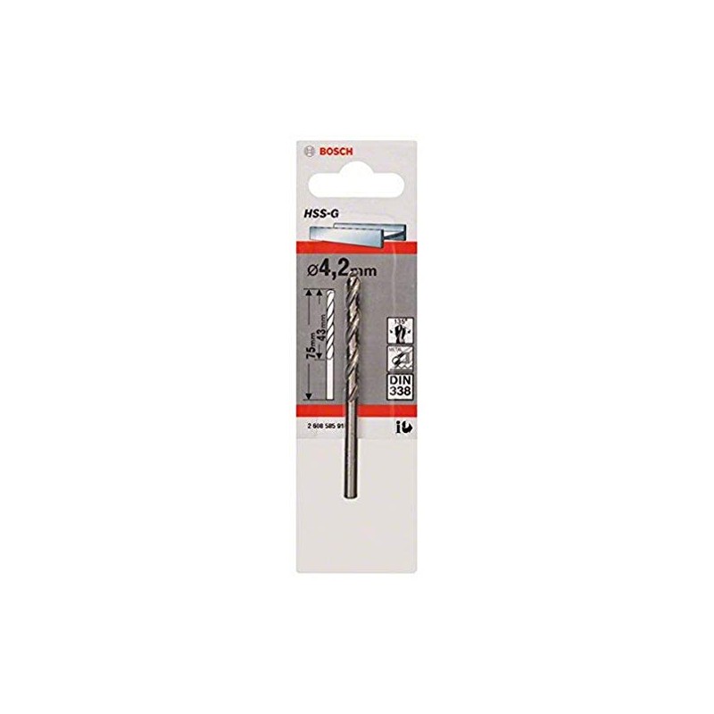 Bosch Professional 1x Metal drill bits HSS-G DIN 338 (for