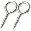 4 Inch Heavy Duty Screw Eye Hooks - 2 PCS