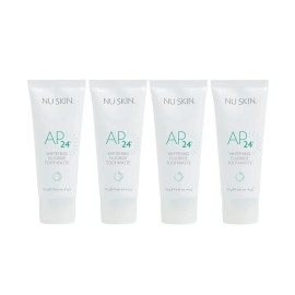 Nuskin 4 Tubes Nu Skin Nuskin AP 24 Whitening Fluoride Toothpaste, 4 oz, FREE Shipping