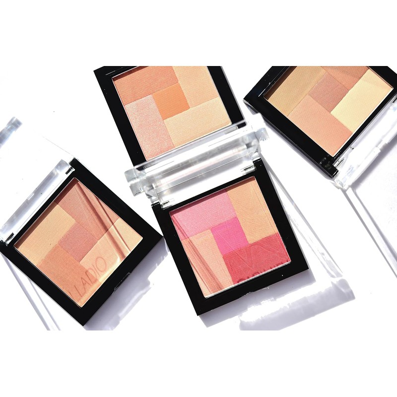 Palladio 2 en 1 Polvo Mosaico Rubor y Bronceador, Suave