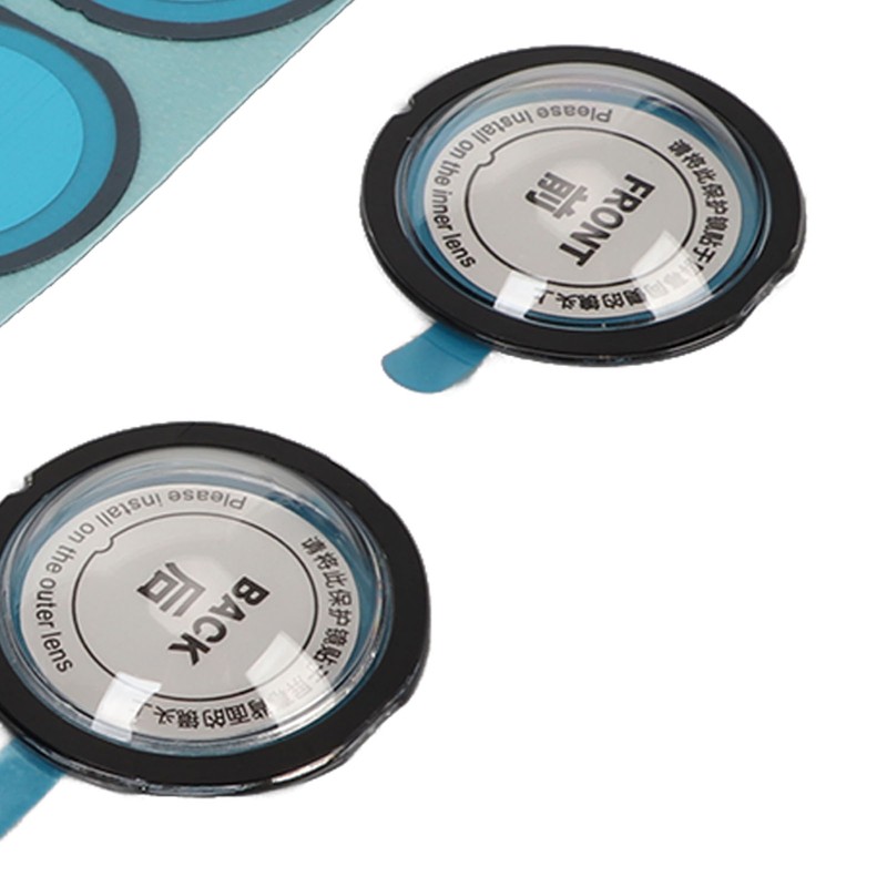 Dual Lens Guards Dust Proof Scratch Resistant PC Sticky Lens