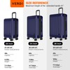 Verdi Luggage 20 Inch Carry On - Bottom Grip Design,