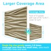 STICKGOO 3D Wall Panels for Interior Wall Decor, Wood 3D