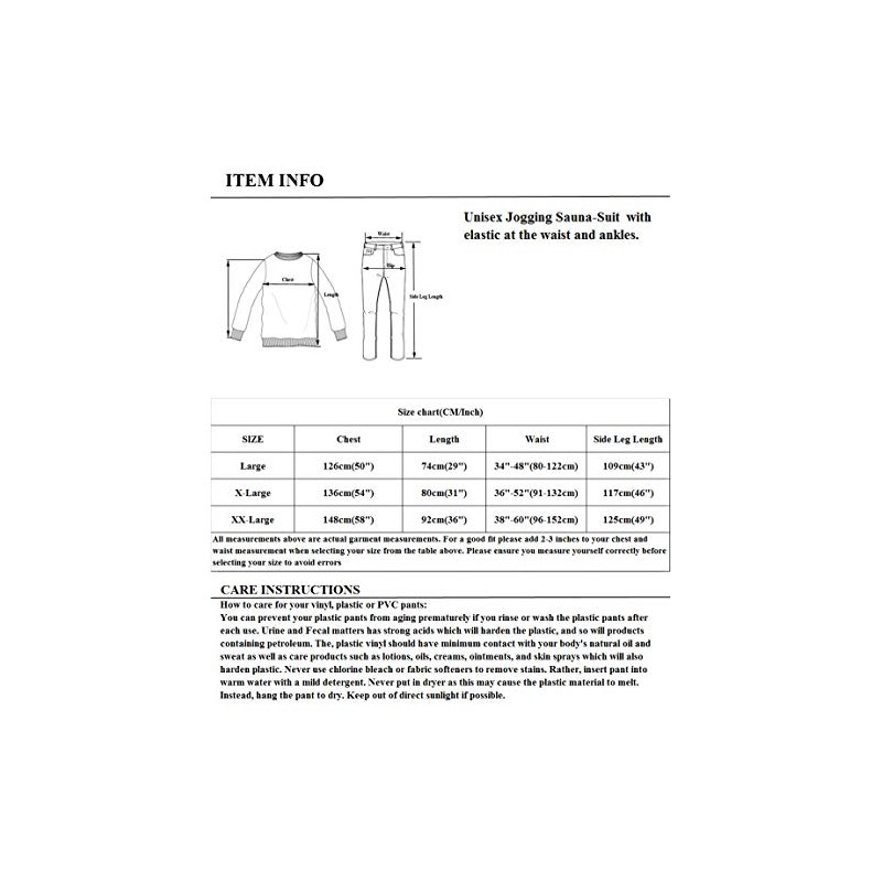 Haian - PVC jogging suit, sweat clothes