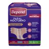 Pañales Nocturnos Para Adulto Depend Grande 10 Piezas