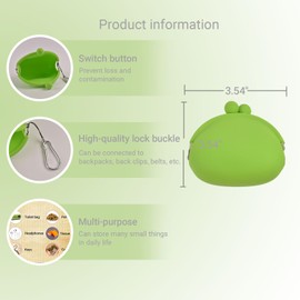 WoYous 4 Pack Silicone Dog Treat Pouch Easy to Clean Travel Walking Bag Mini Portable Pocket Pet Training Pouch Reusable Pet Feed Snack Reward Dog Treat Container (Bright Color)