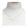 Ellison + Young Monogram Collection Initial Necklace (E)