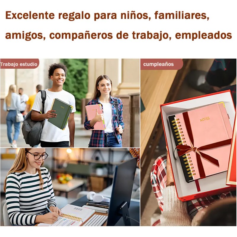 Libreta Universitaria Cuaderno Profesional 5 Color 300 Hoja Color Negro