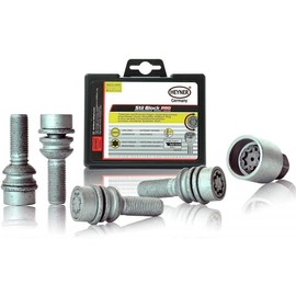 Fits Toyota Aygo Models 2005 To 2024 Heyner Germany Stil Block PRO Locking Wheel Nuts 12x1.5 866/5
