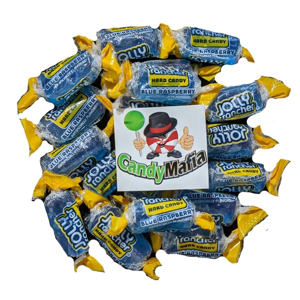 CandyMafia® Bundle - Jolly Ranchers® Hard Candy 2.4 Pound Bag + Magnet (Blue Raspberry)