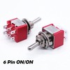 mxuteuk MTS-202 6 Clamp 2 Position DPDT Mini Miniature Toggle