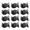 12 Piece Curling Iron With Clip, Hot Rolled Roller Clip,
