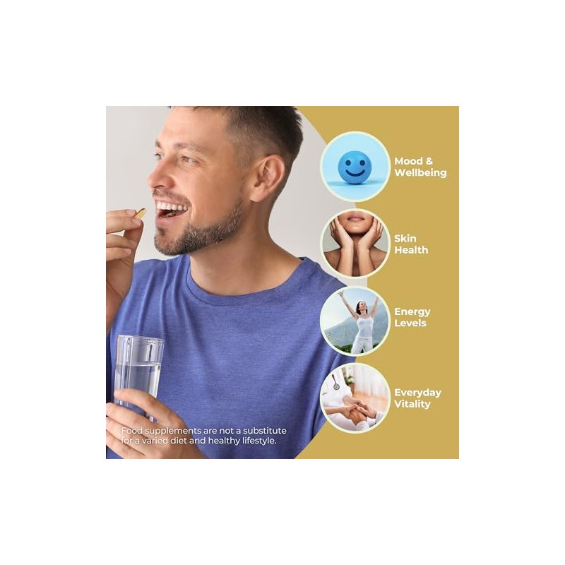 L-Tryptophan Complex 120 Capsules | One a Day | with