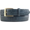 BELTINGER Belt with Crocodile Embossed 3.5 cm Leather Belt for
