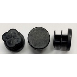 dexierp Protection Force 3/4" 19mm (Pack of 8) Round OD Tube Plastic Insert Plug Tube Post End Cap Chair Glide RTI19-(8 Pack)