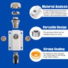 3/4'' Compressed Air Outlet Kit, Shop Air Line Kit Includes