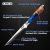 CRICO Boning Knife 5.5 inch Flexible Fillet Knives, VG10 Damascus