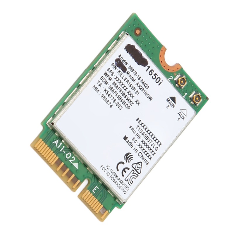 AX201NGW WiFi 6 Card for Win10 CNVIo2 Interface Dual Band