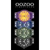 Oozoo Basic Line Watch with Leather Strap 47 mm Green/Green/Green