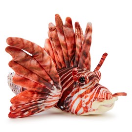 Zappi Co Plush Children's Stuffed Soft Cuddly Plush Toy-Part of Safari Animals Collection, Perfect for Kids (30cm Width) (Lion Fish)