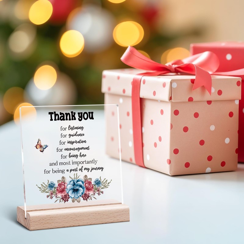 Thank You Gifts for Women Acrylic Plaque Teacher Appreciation Gifts