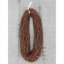 Unbranded 100pc Copper Tone 24in Textured Cable Chain Crafting Jewelry Necklaces W Closure