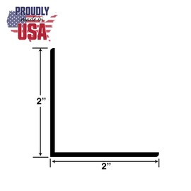 Outwater Plastics 1755-CL 2'' X 2'' X 3/32''(.094'') Clear Butyrate Clear Plastic Even Leg Angle Moulding 46 Inch Lengths (Pack of 3)