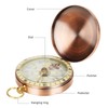 Metal Compass Pocket Watch Compass Portable Flip Compass with Hanging