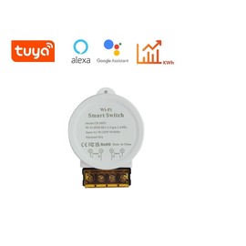 MHCOZY Tuya Smart life app 30A High Power WiFi Smart Switch with Energy Monitor,Compatible with Alexa/Google Home