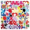 50PCS Puzzle Stickers for Water Bottle,Guitar,Bumper,Notebook,Bike,Skateboard,Luggage,Laptop,Suitcase,Trendy Cartoon Puzzles Waterproof Vinyl