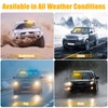 12Inch Mini Emergency Strobe Lights, Amber 44 LED Warning Flashing