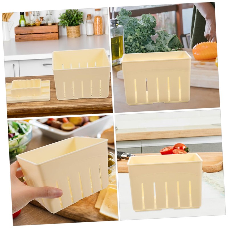 Mikinona Pack of 4 Cheese Pressing Plates, Practical Tofu Mould