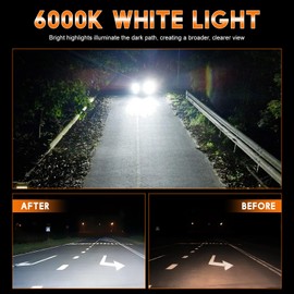 Fit For NISSAN SENTRA 2004-2019 LED Fog Lights Assembly,Front Bumper Lamps Left Right Fog Light Assemblies,55W,IP67,Pack of 2. (White, 6000K White)