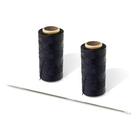 12" Upholstery Large Eye Long Needle Apply to Home or Work Hand Sewing Tapestry Embroidery (12 inch + 2 Leather)