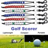6 Pack Golf Beads Count Stroke Score Counter, Golf Shot