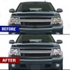 PIT66 Headlight Cover Compatible with Chevy Tahoe Suburban 1500 2007-2014/Fit
