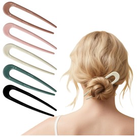 Oblihumoy Hair Pins for Women French Hair Pin U Shaped Hair Pins French Twist Hair Pin for Women Hairstyle Accessories