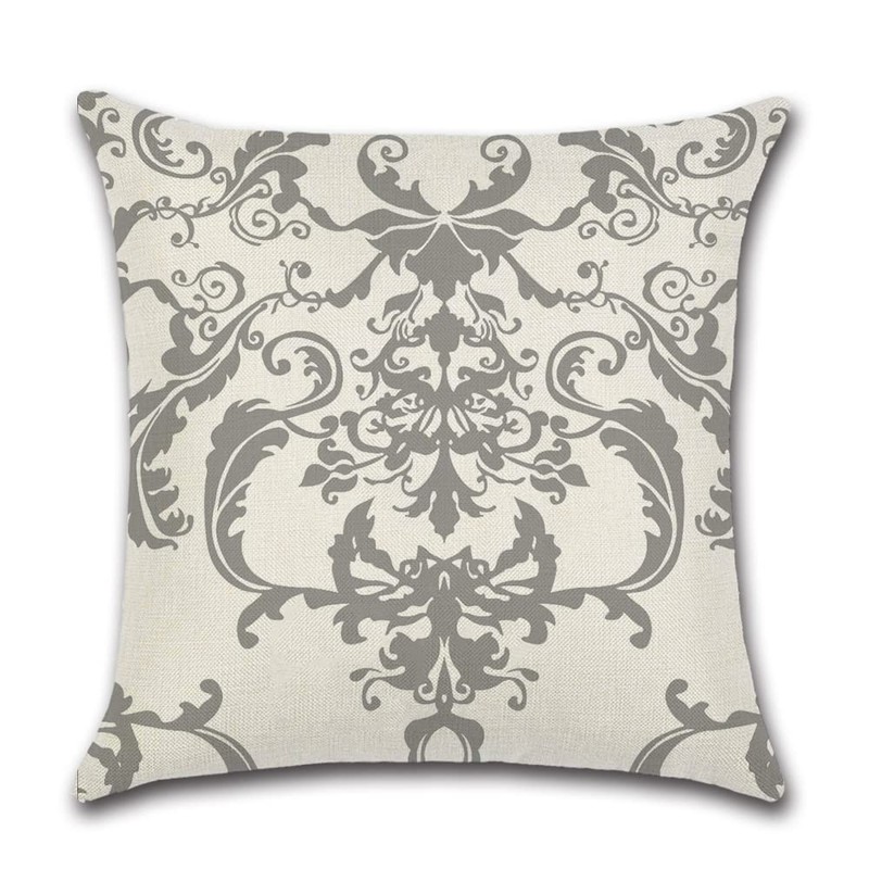 CLVEDU 4Pack Throw Pillow Covers 18x18 in Linen Fabric Cushion