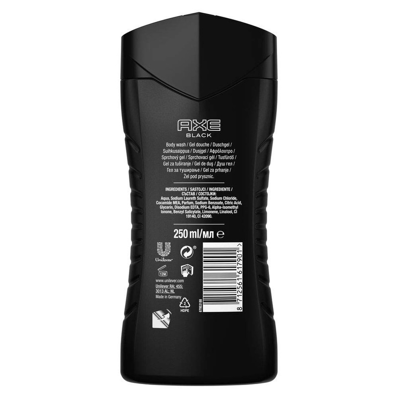 Axe Black shower gel for men 8.5 oz