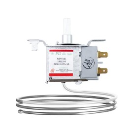 WPF-34E Refrigerator Thermostat Fit for Hisense Refrigerator Temperature Controller, Replaces WPF34E 1806104, 2-Pins Sensor Probe