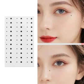 점모양 스티커 자연스러운 문신 워터밤 애교점 미인점 해나 얼굴 Dot-shaped sticker natural tattoo water balm aegyo sal beauty dot Hena face