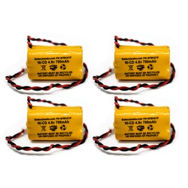 Battery Hawk (4 Pack) Ni-CD Unitech AA500MAH BL93NC487 DAA700MAH4.8V BST 4.8v 700mAh D-AA500mAh AA600mAh ELB-B006