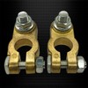 Ampper Brass Battery Terminal Connectors, Top Post Battery Terminals Connector