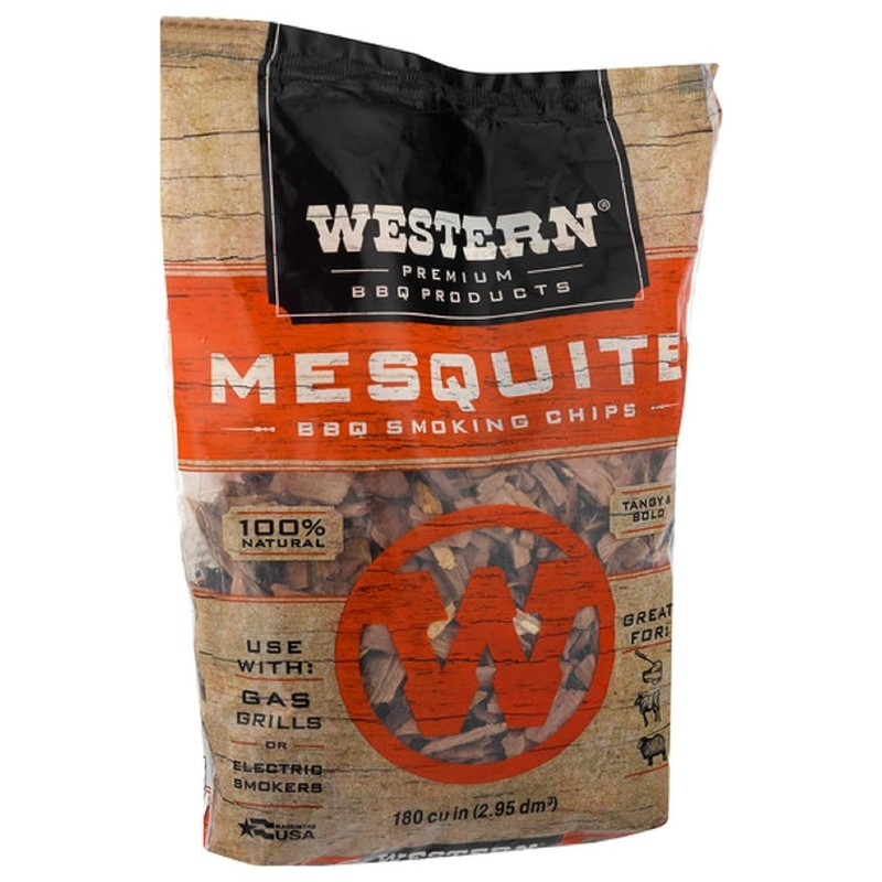 Western Premium BBQ Smoking Chips, Mesquite BBQ