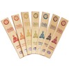 Chakra Incense Sticks, Set of 7 x 15 Pieces, Handmade