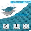 I LITTON Blue Self-Inflating Sleeping Camping Mat with Built-In Pillow,