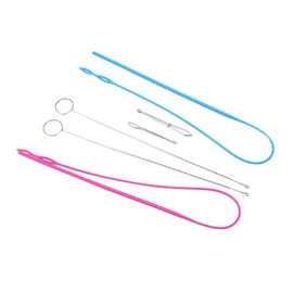 Kit de bucles de costura de 6 piezas, herramientas completas de acero inoxidable, herramientas de costura resistentes a la deformación para el hogar DIY